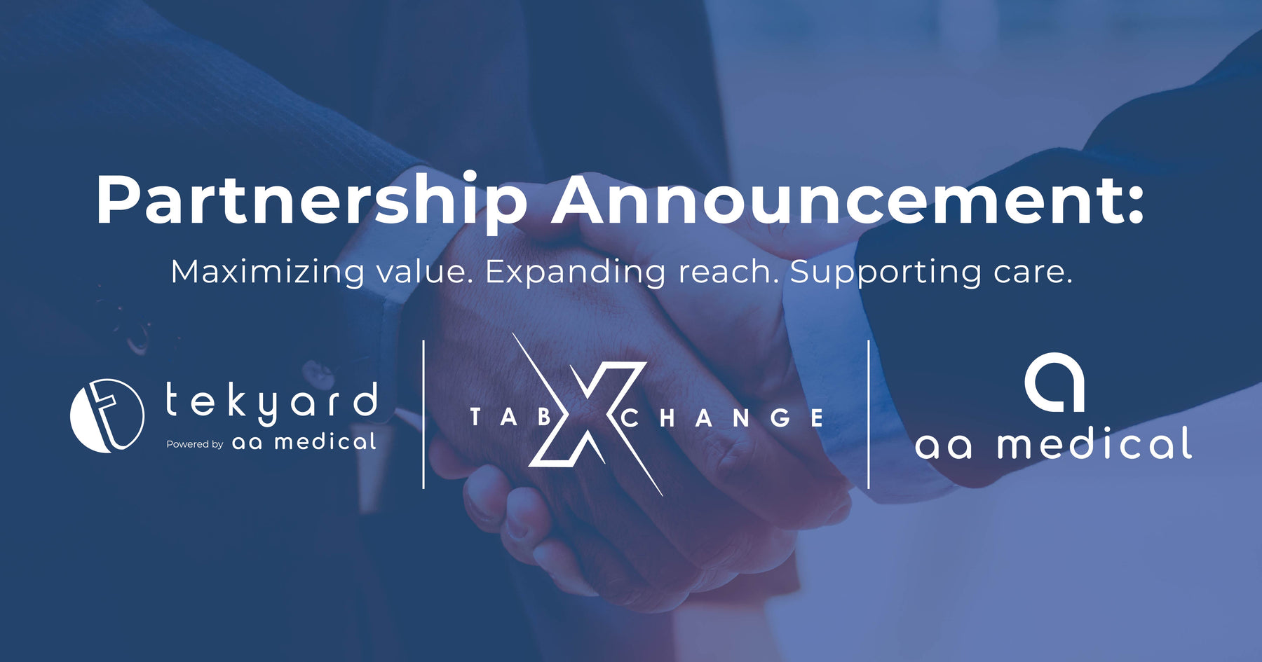 TAB Xchange annouces Strategic Partnership with AA Medical & Tekyard