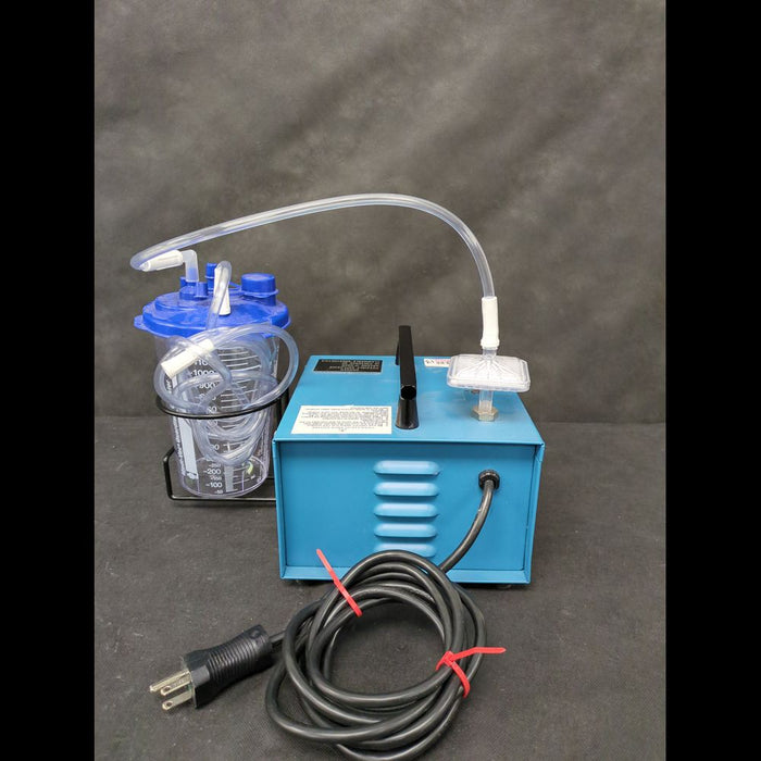 Gomco 2801 Aspirator With Canister, Holder & Tubing - used medical equipment - image 4