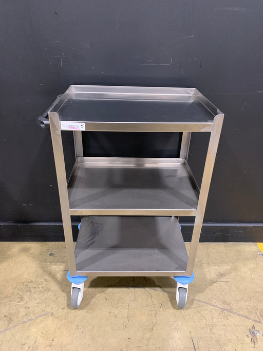 Stainless Steel Prep Stand Cart - used medical equipment - image 1