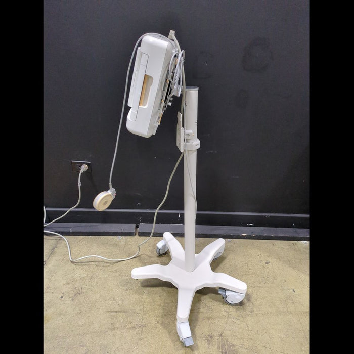 Philips Avalon FM30 Fetal Monitor on Rolling Stand - Cracked Display - used medical equipment - image 3