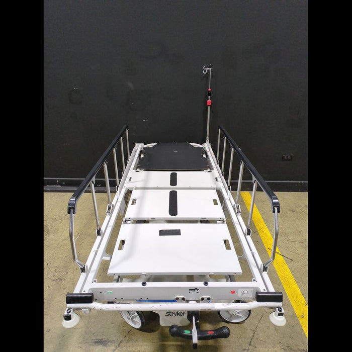 Stryker 1509 Stretcher With IV Pole & Side Rails, No Mattress - used medical equipment - image 2