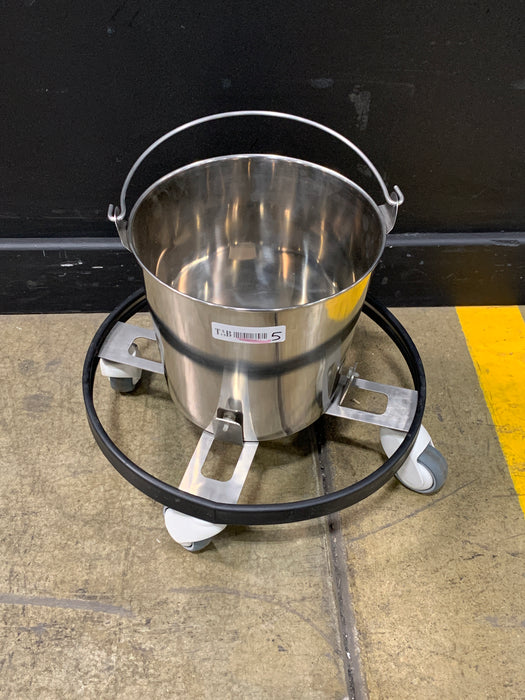 Stainless Steel Kick Bucket - used medical equipment - image 1