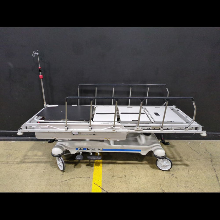 Stryker 1509 Stretcher With IV Pole & Side Rails, No Mattress - used medical equipment - image 1