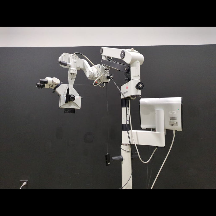 Leica Wild M680 Surgical Microscope On Floor Stand With Dual Binoculars & Control Box - used medical equipment - image 4