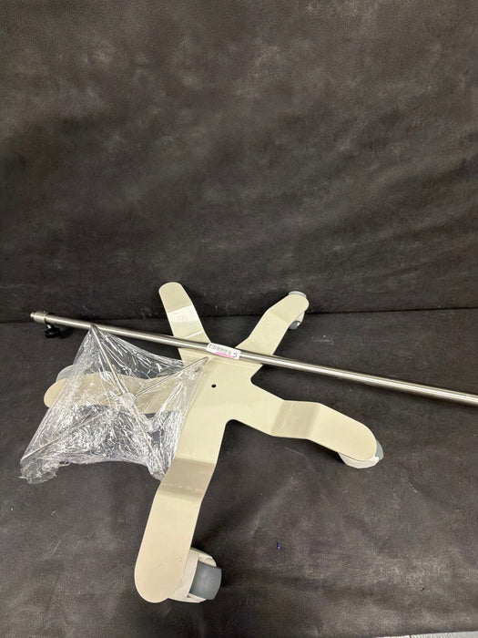 Stainless Steel IV Pole - used medical equipment - image 2