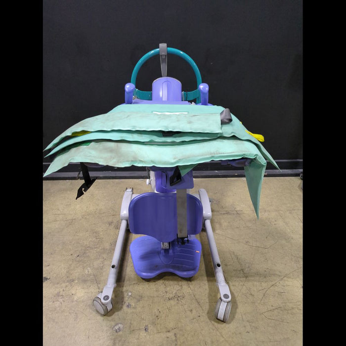 Arjo Huntleigh Sara Plus Sit-to-stand Patient Lift With Handset & Sling - used medical equipment - image 3
