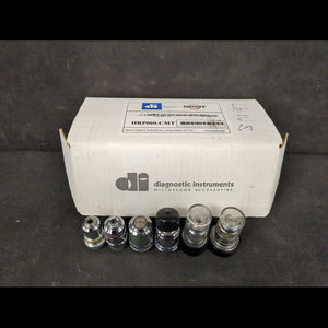 ZEISS Lot Of 6 Microscope Objectives, Two In Storage Cases