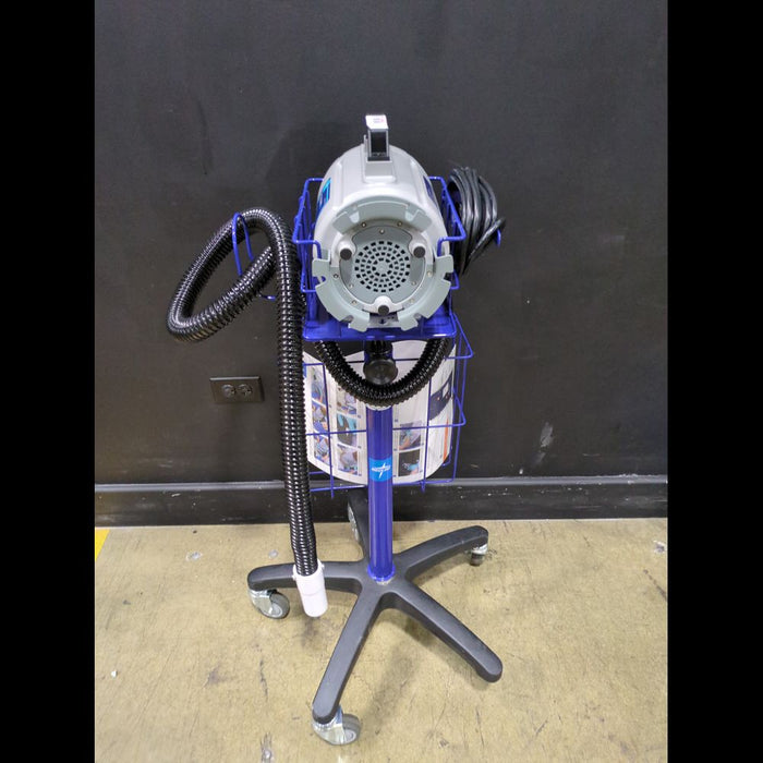 Medline ComfortGlide Air Transfer Blower with Rolling Stand, Basket & Hose - used medical equipment - image 2