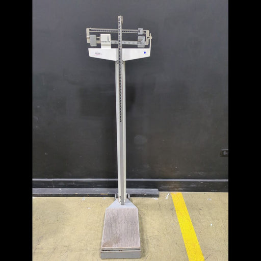 Detecto Balance Beam Scale With Height Rod - used medical equipment - image 1