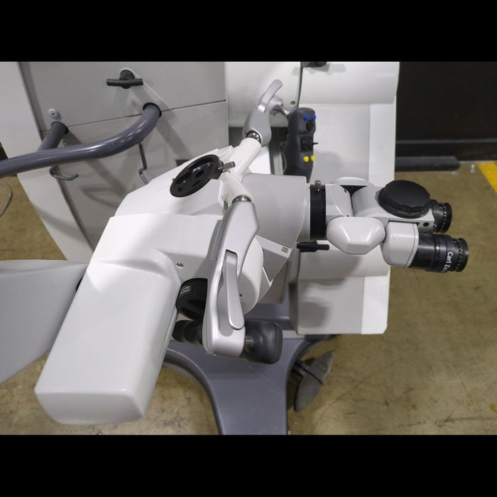 ZEISS Opmi Pentero Surgical Microscope On Rolling Floor Stand With Binoculars & Display - used medical equipment - image 3