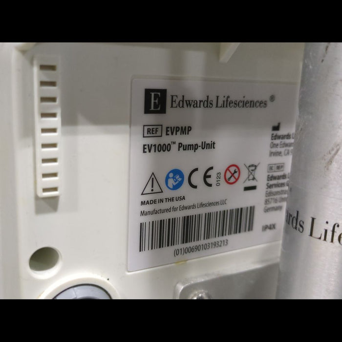 Edwards Lifesciences EV1000 Patient Monitor with Pump Unit & Databox on Rolling Stand - used medical equipment - image 7