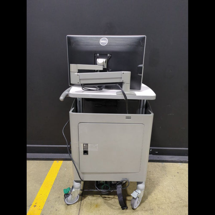 Medical Computer Workstation Cart with Dell Monitor & Keyboard - used medical equipment - image 5