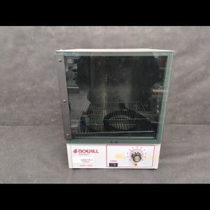 BOEKEL 132000 MEDIA WARMER W/ GLASS DOOR & WIRE SHELVES