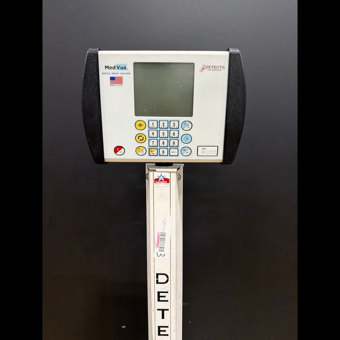 Detecto 6437 Digital Column Scale With Medvue Indicator - used medical equipment - image 3