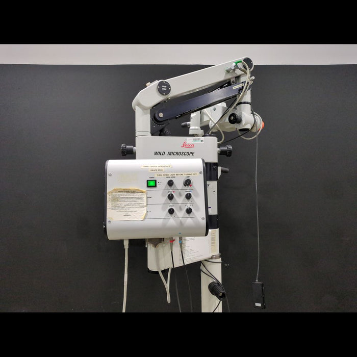 Leica Wild M680 Surgical Microscope On Floor Stand With Dual Binoculars & Control Box - used medical equipment - image 3