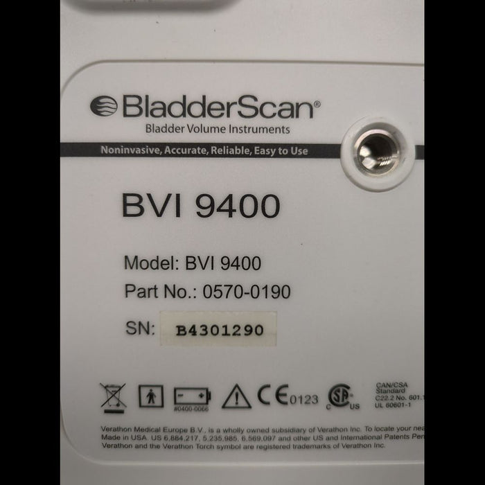 Verathon BladderScan BVI 9400 Handheld Bladder Scanner - used medical equipment - image 5