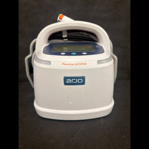 ARJO HUNTLEIGH FLOWTRON ACS900 DVT COMPRESSION PUMP W/ TUBING, BED HOOK & POWER CORD