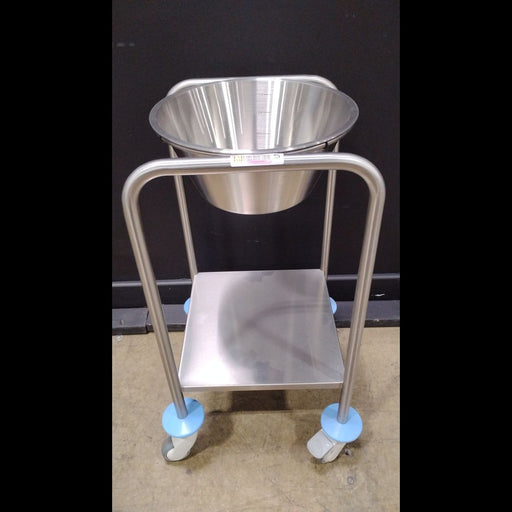 Stainless Steel Single Basin Stand - used medical equipment - image 1