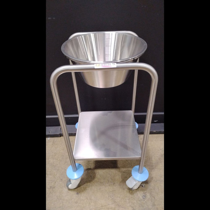 Stainless Steel Single Basin Stand - used medical equipment - image 1