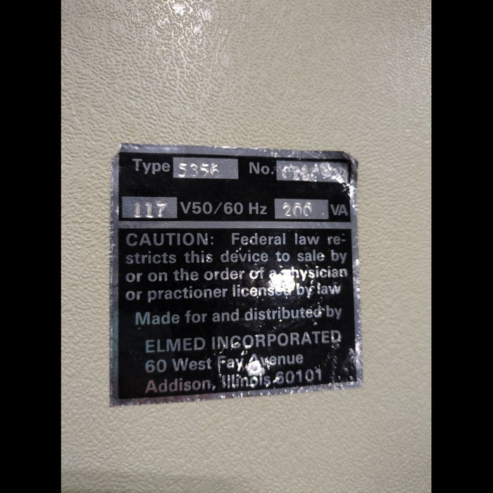 ELMED Type 5356 Floor Exam Light on Rolling Stand - used medical equipment - image 4