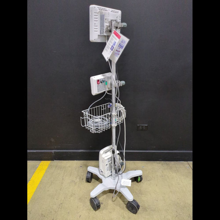 Edwards Lifesciences EV1000 Patient Monitor with Pump Unit & Databox on Rolling Stand - used medical equipment - image 2