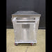 Stainless Steel Enclosed Cabinet Cart with Sliding Doors - used medical equipment - image 2