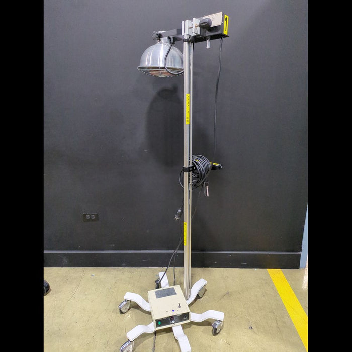 ELMED Type 5356 Floor Exam Light on Rolling Stand - used medical equipment - image 2