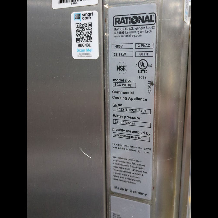 Rational Stacked Pair Of Combi Ovens On Casters - used medical equipment - image 4