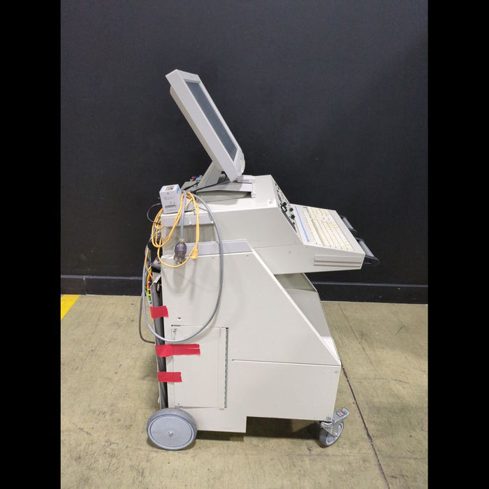 Parks Medical 2100 Vascular Flo-lab Vascular Doppler System On Rolling Cart With Keyboard & Probes - used medical equipment - image 4