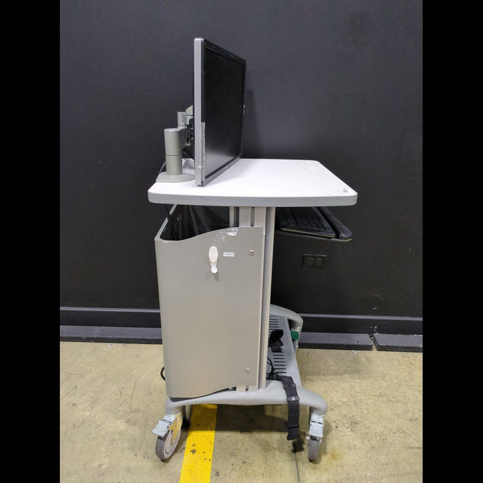 Medical Computer Workstation Cart with Dell Monitor & Keyboard - used medical equipment - image 4