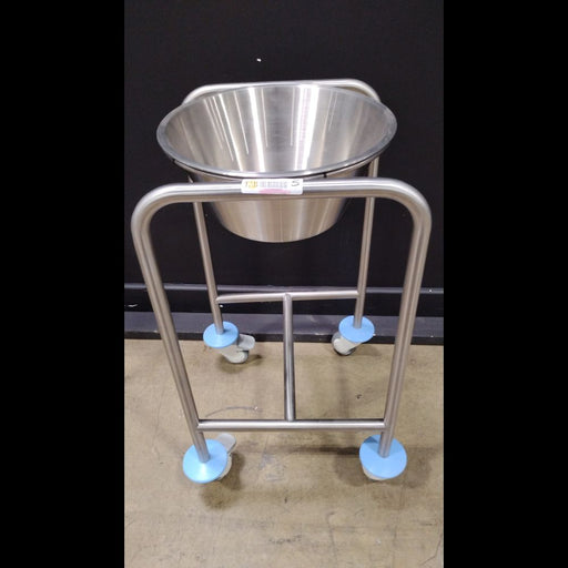 Stainless Steel Single Basin Stand - used medical equipment - image 1