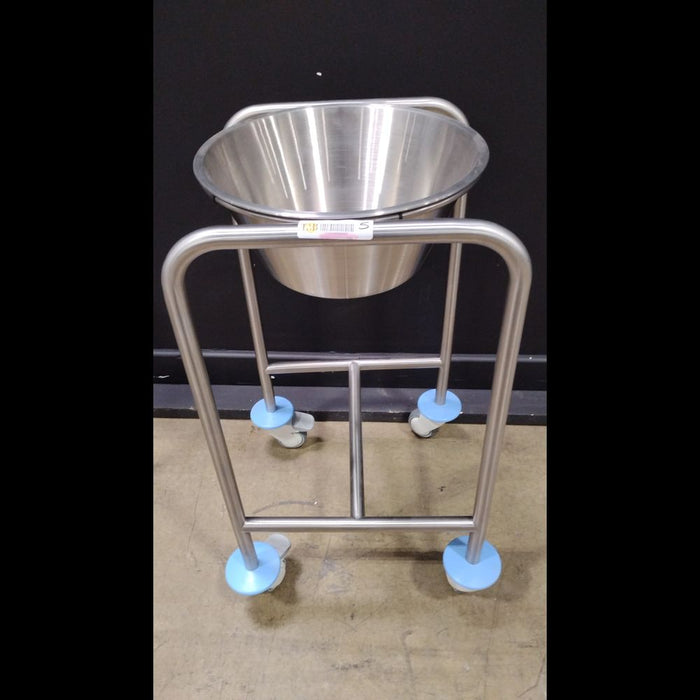 Stainless Steel Single Basin Stand - used medical equipment - image 1