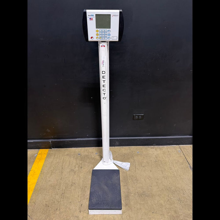 Detecto 6437 Digital Column Scale With Medvue Indicator - used medical equipment - image 2